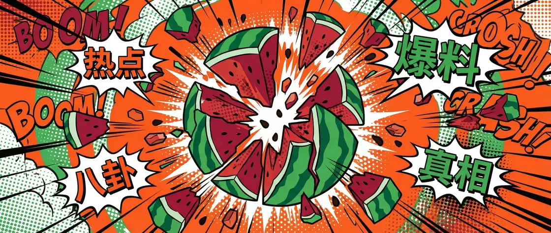 喷奶 今日头瓜爆炸漫画横幅